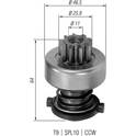 Ritzel, Starter MAGNETI MARELLI - 940113020113