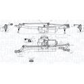 Ruitenreinigingssysteem MAGNETI MARELLI - 064352403010