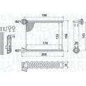 Scambiatore calore, Riscaldamento abitacolo MAGNETI MARELLI - 350218459000
