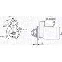 Starter motor MAGNETI MARELLI - 063280029010