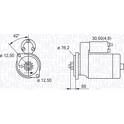 Startmotor MAGNETI MARELLI - 063521230140