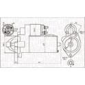 Startmotor MAGNETI MARELLI - 063720624010