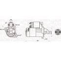 Startmotor MAGNETI MARELLI - 063721096010