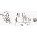 Startmotor MAGNETI MARELLI - 063721197010