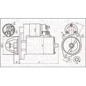 Startmotor MAGNETI MARELLI - 063721202010