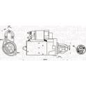 Startmotor MAGNETI MARELLI - 063721249010