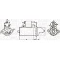 Startmotor MAGNETI MARELLI - 063721334010