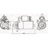 Startmotor MAGNETI MARELLI - 063721336010