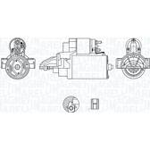 Startmotor MAGNETI MARELLI - 063721421010