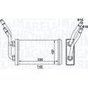 Värmeväxlare, kupévärmare MAGNETI MARELLI - 350218468000