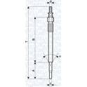 Glühkerze (pro Einheit) MAGNETI MARELLI - 062900022304
