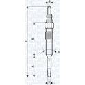 Glühkerze (pro Einheit) MAGNETI MARELLI - 062900038304