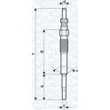 Glühkerze (pro Einheit) MAGNETI MARELLI - 062900080304