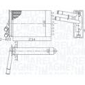 Wärmetauscher, Innenraumheizung MAGNETI MARELLI - 350218462000