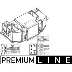 Appareil de commande (chauffage/ventilation) MAHLE BEHR - ABR 56 000P