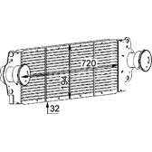 Charge Air Cooler MAHLE BEHR - CI 80 000P