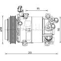 Compressor, air conditioning MAHLE BEHR - ACP 1468 000P