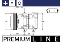 Compressor, airconditioning