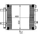 Condenser air conditioning MAHLE BEHR - AC 362 000S