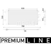 Condenser, air conditioning MAHLE BEHR - AC 891 000P