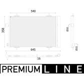 Condenser, air conditioning MAHLE BEHR - AC 938 000P