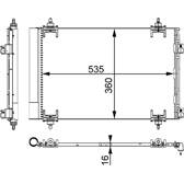 Condensor, airconditioning MAHLE BEHR - AC 667 000S