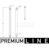 Dryer, air conditioning MAHLE BEHR - AD 295 000P