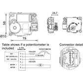 Elemento de ajuste, borboleta de mistura MAHLE BEHR - AA 58 000P