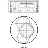 Êmbolo MAHLE BEHR - 030 86 02