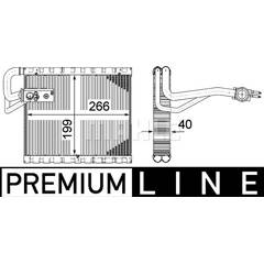 Evaporateur de climatisation MAHLE BEHR - AE 123 000P