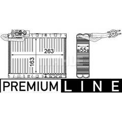 Evaporateur de climatisation MAHLE BEHR - AE 126 000P