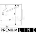 Evaporator, air conditioning MAHLE BEHR - AE 49 000P