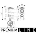 Expansieventiel, airconditioning MAHLE BEHR - AVE 2 000P