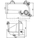 Expansion Tank, coolant MAHLE BEHR - CRT 204 000S