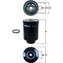 Filtro de combustível MAHLE BEHR - KC 83D