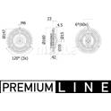 Giunto di collegamento, Ventilatore radiatore MAHLE BEHR - CFC 107 001P