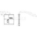 Heat Exchanger, interior heating MAHLE BEHR - AH 254 000S