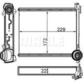 Heat Exchanger, interior heating MAHLE BEHR - AH 264 000S