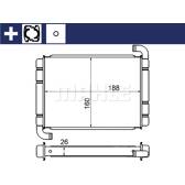 Heat Exchanger, interior heating MAHLE BEHR - AH 9 000S