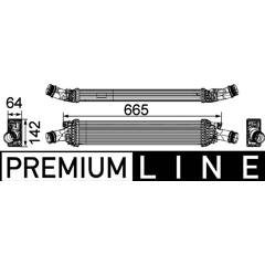 Intercooler (échangeur d'air) MAHLE BEHR - CI 170 000P