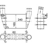 Intercooler, inlaatluchtkoeler MAHLE BEHR - CI 130 000S