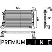 Intercooler, inlaatluchtkoeler MAHLE BEHR - CI 166 000P