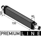 Intercooler, inlaatluchtkoeler MAHLE BEHR - CI 169 000P