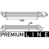 Intercooler, inlaatluchtkoeler MAHLE BEHR - CI 188 000P