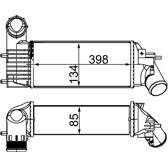 Intercooler, inlaatluchtkoeler MAHLE BEHR - CI 26 000S