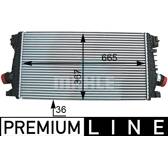 Intercooler, inlaatluchtkoeler MAHLE BEHR - CI 364 000P