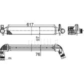 Intercooler, inlaatluchtkoeler MAHLE BEHR - CI 516 000S