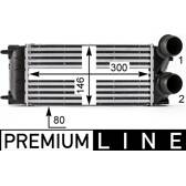 Intercooler, inlaatluchtkoeler MAHLE BEHR - CI 528 000P