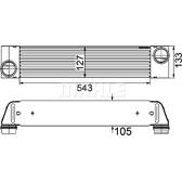 Intercooler MAHLE BEHR - CI 193 000P