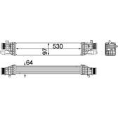 Intercooler MAHLE BEHR - CI 257 000P